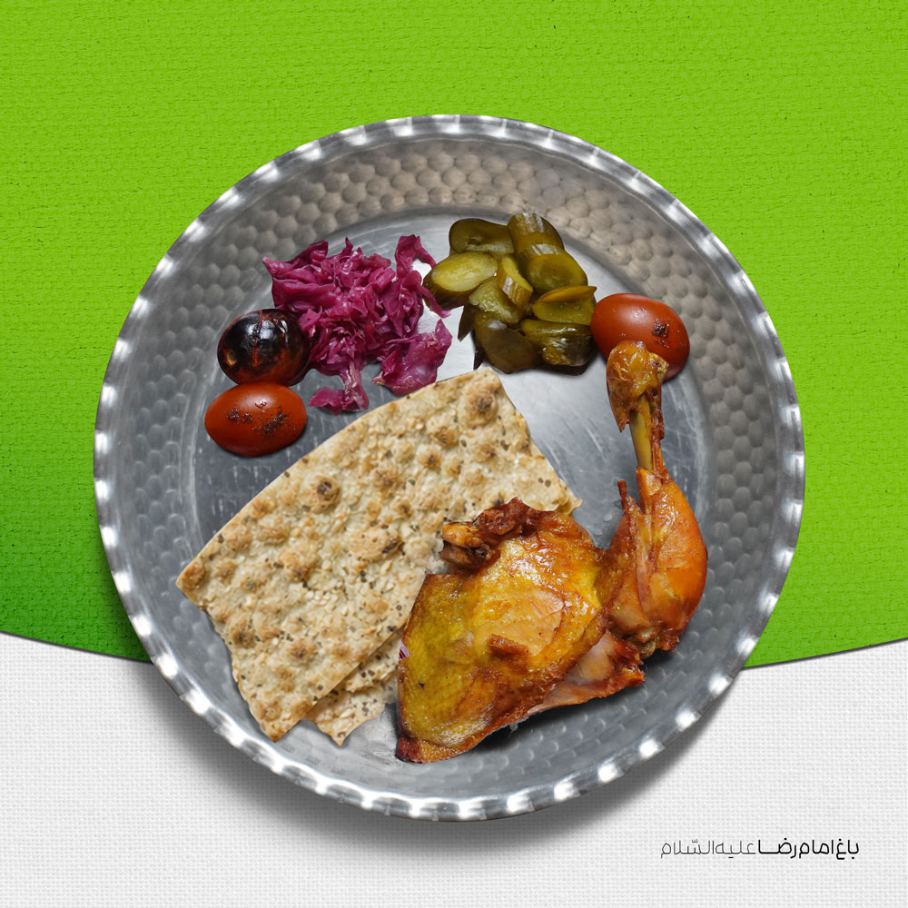 08 خوراک مرغ سرخ شده